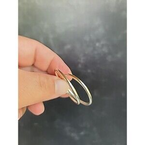 925 Hoop Earrings Vintage
